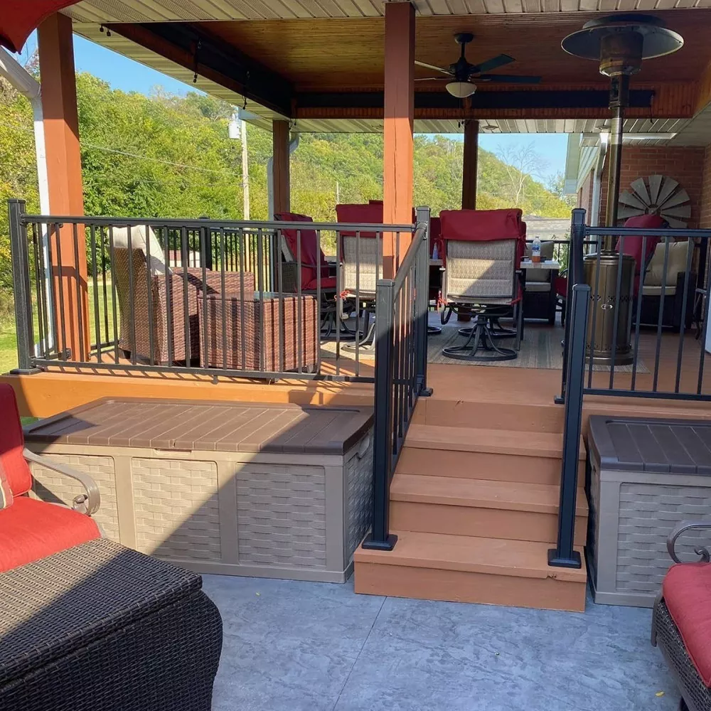 অ্যালুমিনিয়াম সিঁড়ি রেলিং আউটডোর