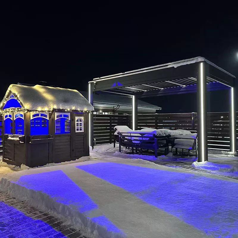 স্নো লোড অ্যালুমিনিয়াম Pergola